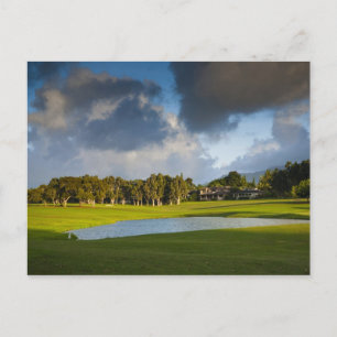 Der Golfplatz von Makai in Princeville Postkarte