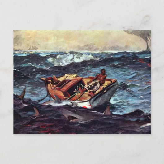 Der Golfstrom durch Homer Winslow Postkarte (Vorderseite)