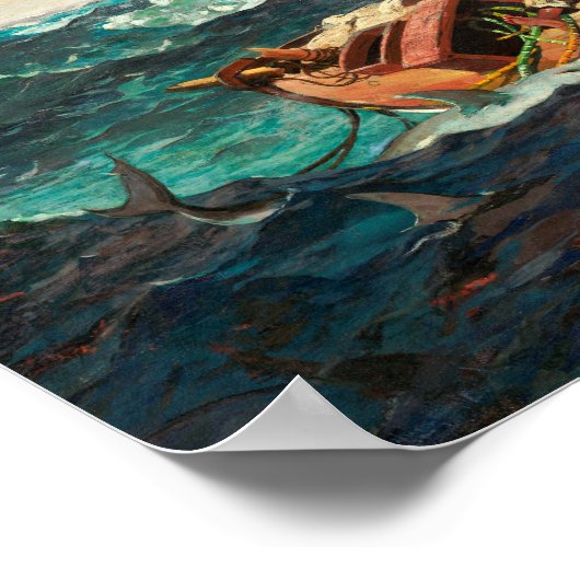 Der Golfstrom Poster (Ecke)