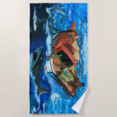 Der Golfstrom von Winslow Homer wurde erneut besuc Strandtuch (Vorderseite)