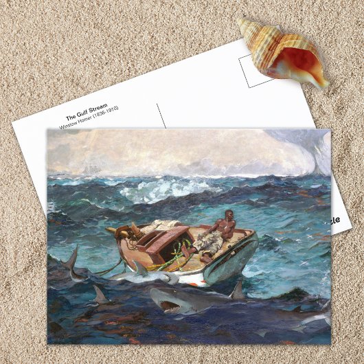 Der Golfstrom Winslow Homer-Postkarte Postkarte