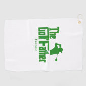 Der Golfvater mit dem Namen Funny Golf Theme Golfhandtuch (Horizontal)