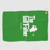 Der Golfvater mit dem Namen Funny Golf Theme Golfhandtuch (Horizontal)