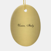 Der Gondolier Keramikornament (Hinten)