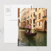 Der Gondolier Postkarte (Vorne/Hinten)
