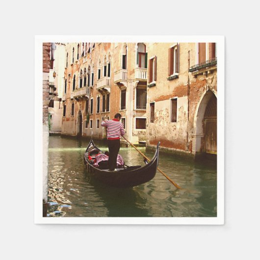 Der Gondolier Serviette (Vorderseite)
