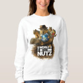 Der Gone Nutz mit Eichhörnchen Bad Sweatshirt (Vorderseite)