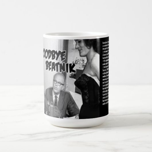 Der Goodbye Beatnik Kaffeetasse (Mittel)