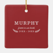 Der Goodest Boy (Mädchen) | Memorial für Fotos Keramikornament (Rückseite)