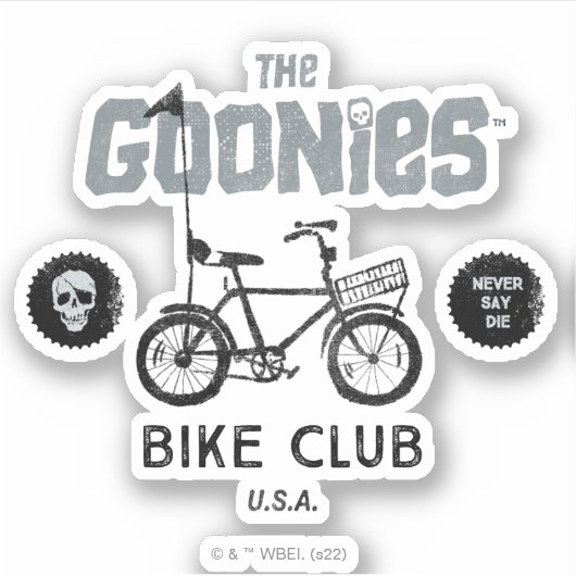 Der Goonies Bike Club U.S.A. Aufkleber (Vorderseite)