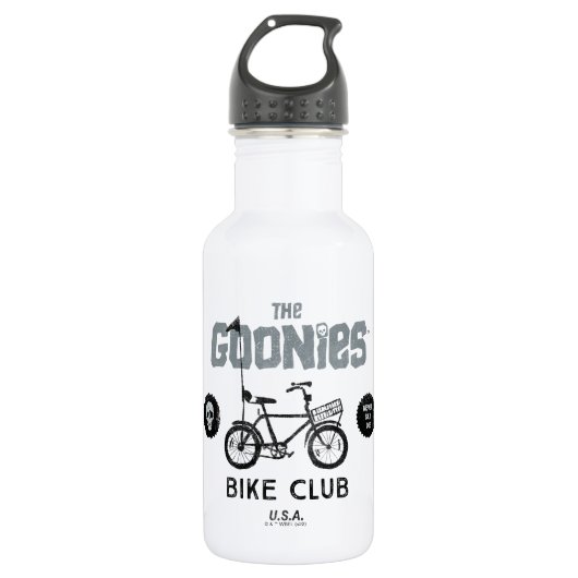 Der Goonies Bike Club U.S.A. Edelstahlflasche (Vorderseite)