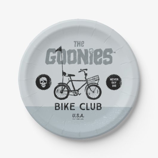 Der Goonies Bike Club U.S.A. Pappteller (Vorderseite)