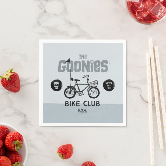 Der Goonies Bike Club U.S.A. Serviette (Beispiel)