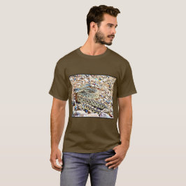 Der Gopher-Schlangen-Brown-T-Shirt der Männer T-Shirt