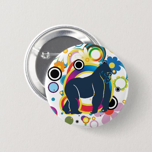 Der Gorilla-Button Button (Vorne & Hinten)