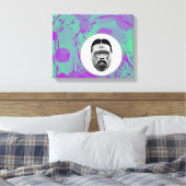 Der Gorilla hat die Canvas umgerissen Leinwanddruck (Insitu (Schlafzimmer))