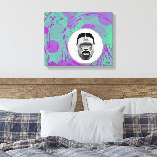 Der Gorilla hat die Canvas umgerissen Leinwanddruck (Insitu (Schlafzimmer))