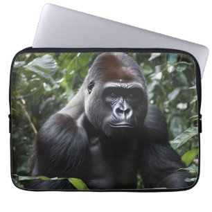 Der Gorilla-König in Mitternacht: Der Monarch des Laptopschutzhülle