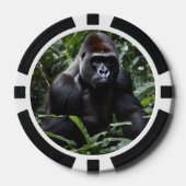 Der Gorilla-König in Mitternacht: Der Monarch des Pokerchips (Vorderseite)