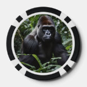 Der Gorilla-König in Mitternacht: Der Monarch des Pokerchips (Rückseite)