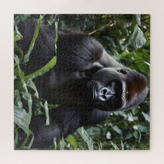 Der Gorilla-König in Mitternacht: Der Monarch des  Puzzle (Horizontal)