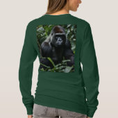 Der Gorilla-König in Mitternacht: Der Monarch des T-Shirt (Rückseite)