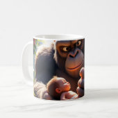 Der Gorilla und das Kind Kaffeetasse (Vorderseite Links)