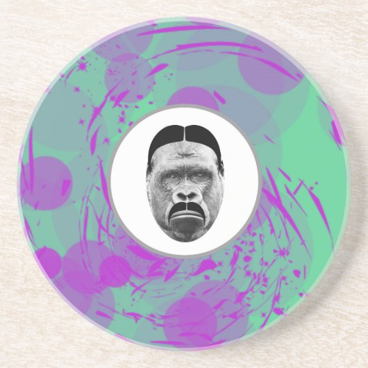 Der Gorilla-Untersetzer Sandstein Untersetzer (Vorne)