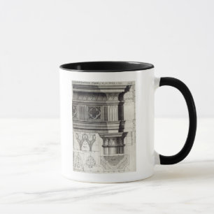 Der gotische Entablature Tasse