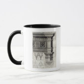 Der gotische Entablature Tasse (Links)