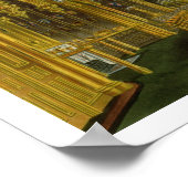 Der Gotische Speisesaal im Carlton House von Pyne' Poster (Ecke)