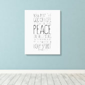 Der Gott der Hoffnung, die Römer 15:13 Leinwanddruck (Insitu (Holzboden))