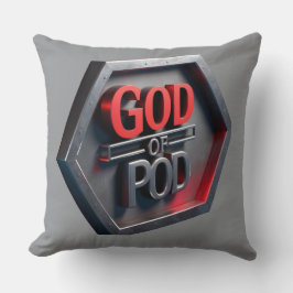 Der Gott des POD (Print On Demand) Kissen