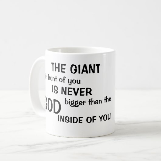 Der Gott in dir Kaffeetasse (Vorderseite Links)