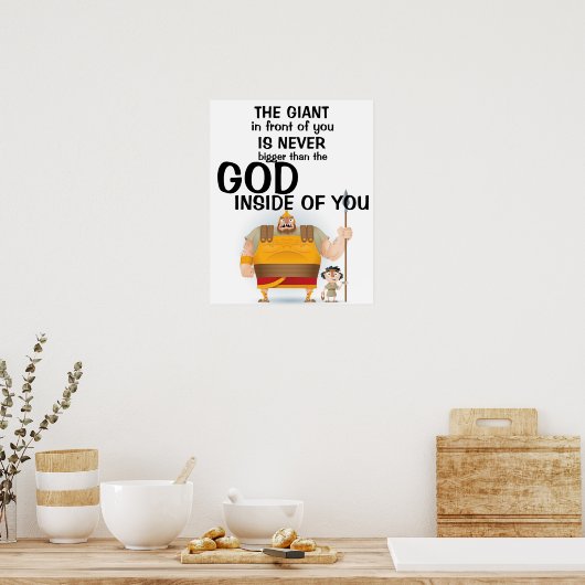 Der Gott in dir Poster (Küche)