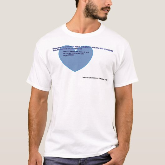 Der Gott Israels T-Shirt (Vorderseite)