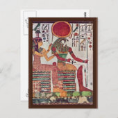 Der Gott kehrte Harakleti Gemenheit und die Göttin Postkarte (Vorne/Hinten)