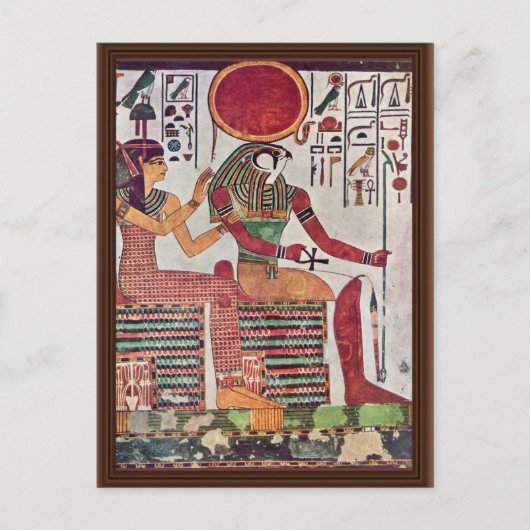 Der Gott kehrte Harakleti Gemenheit und die Göttin Postkarte (Vorderseite)