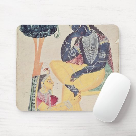 Der Gott Krishna mit seiner TodLiebe, Radha Mousepad (Mit Mouse)