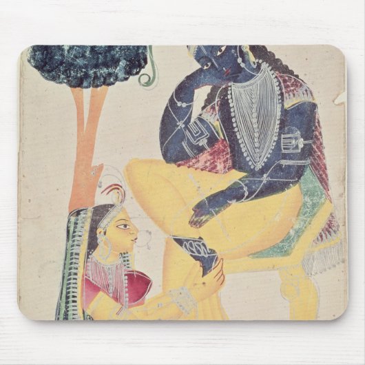 Der Gott Krishna mit seiner TodLiebe, Radha Mousepad (Vorne)