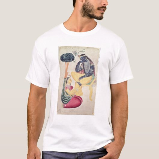 Der Gott Krishna mit seiner TodLiebe, Radha T-Shirt (Vorderseite)