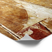 Der Gott Thoth mit Seti I im Grab von Seti Poster (Ecke)