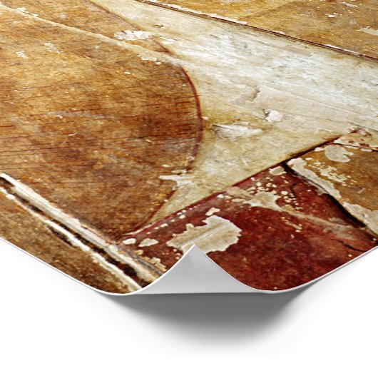 Der Gott Thoth mit Seti I im Grab von Seti Poster (Ecke)