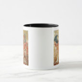 Der Gott Thoth mit Seti I im Grab von Seti Tasse (Zentrum)