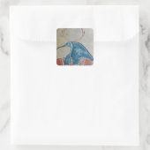 Der Gott Thoth Quadratischer Aufkleber (Tasche)
