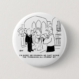 Der Gottesdienst für Hochzeit kann die Vows nicht Button