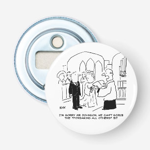 Der Gottesdienst für Hochzeit kann die Vows nicht  Flaschenöffner