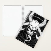 Der göttliche Arkanskull des Death Black-Notebooks Notizblock (Innen)