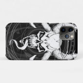 Der göttliche Arkanskull des Todes Schwarz Case-Mate iPhone Hülle (Rückseite (Horizontal))