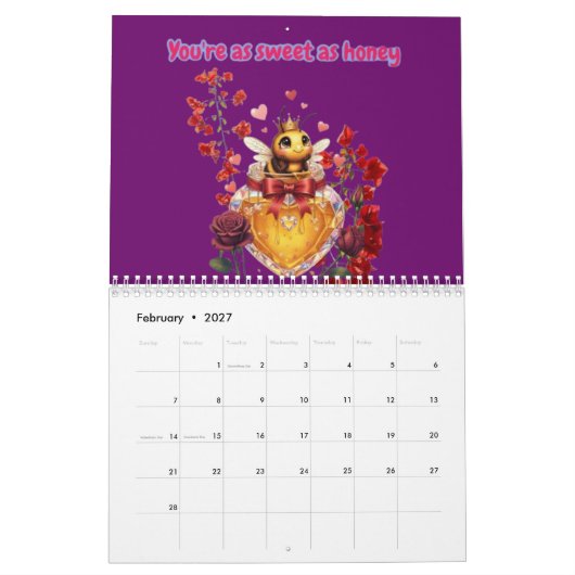 Der göttliche Baum des Lebens himmlische Flügel un Kalender (Feb 2027)